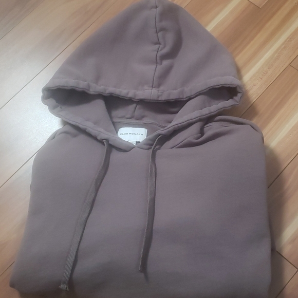Like new Club Monaco stretch cotton hoodie - Picture 4 of 4